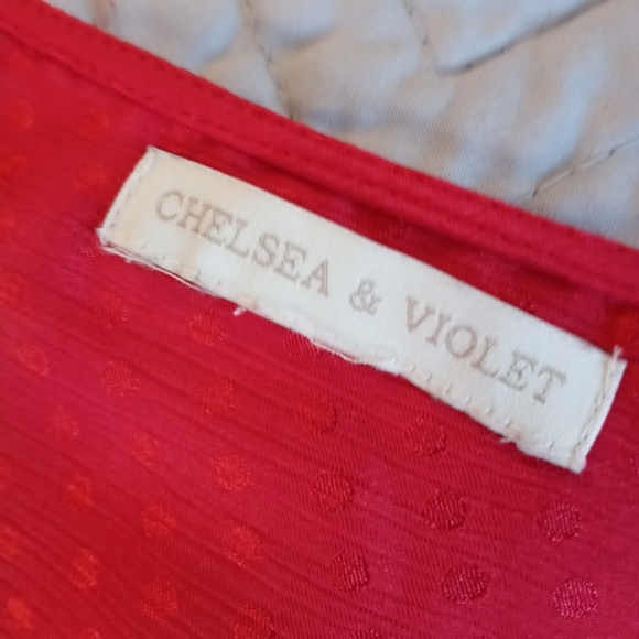 Chelsea & Violet red long sleeve dress - Picture 6 of 7